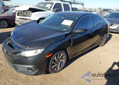 2017 Honda Civic Ex из США, поврежденный, VIN 2HGFC2F70HH504428